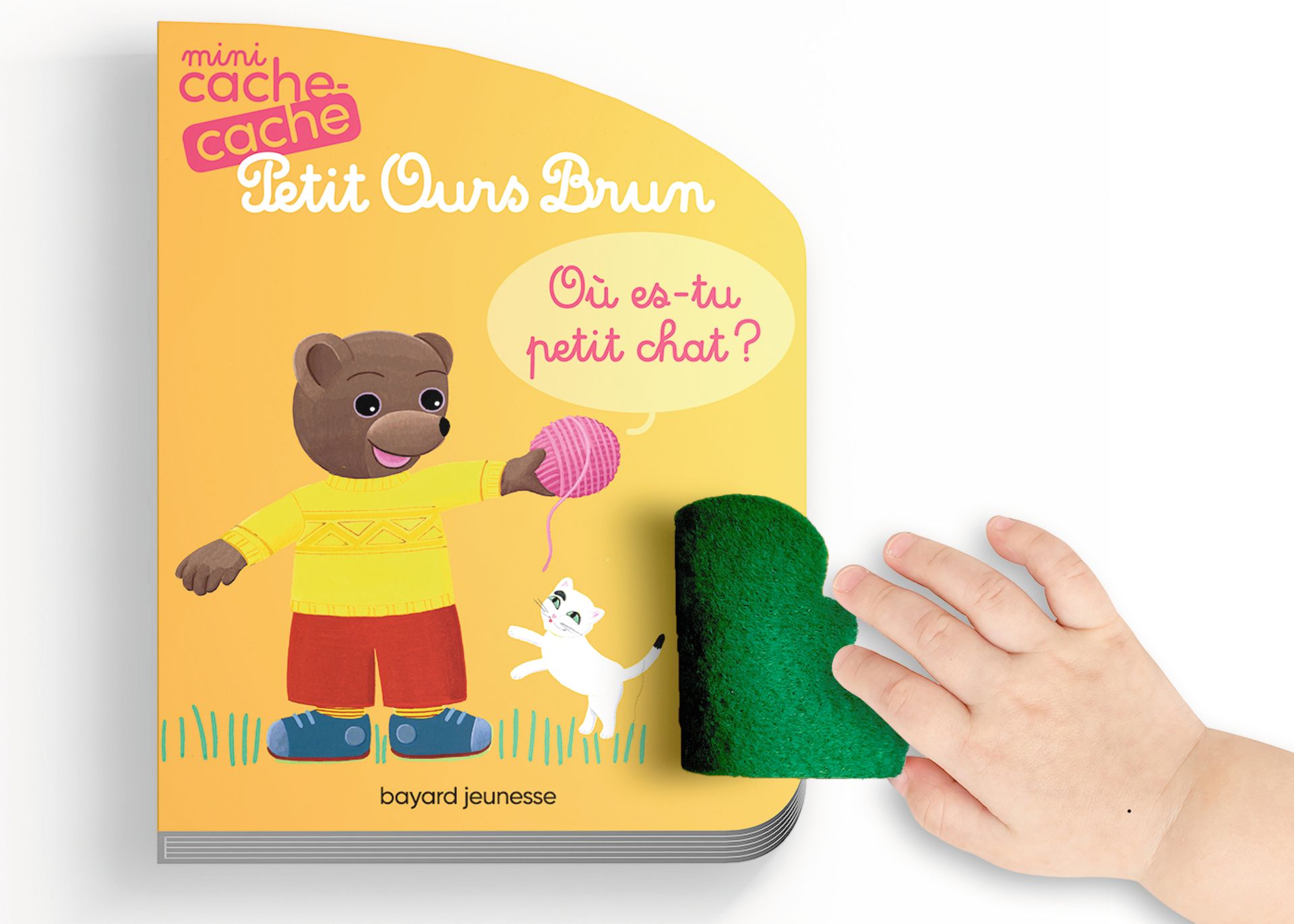 Cover of Mini cache-cache Petit Ours Brun - Où es-tu petit chat ?